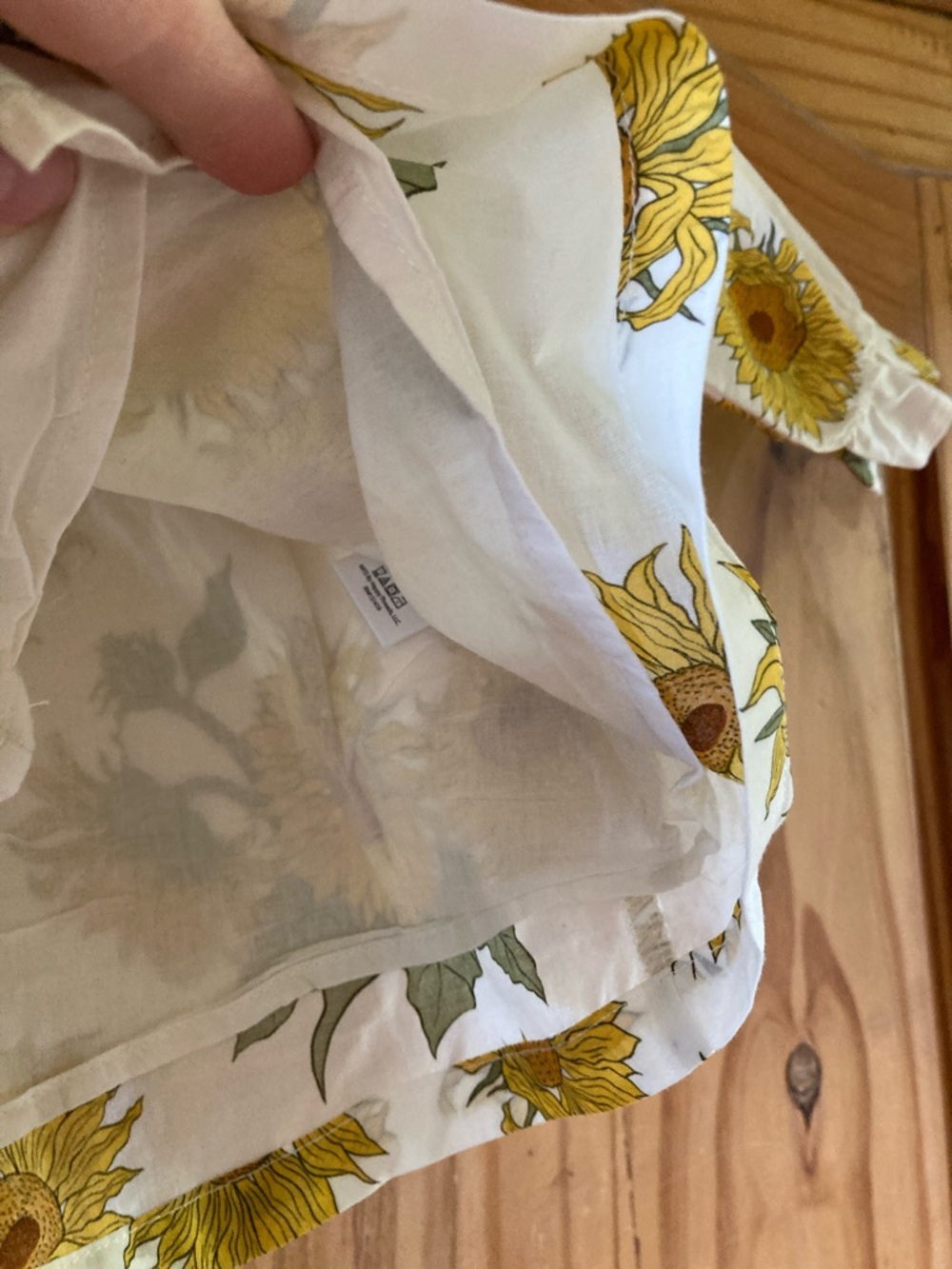 Girls Happy Threads yellow sunflowers long sleeve shirt size 12 months - Picture 4 of 7